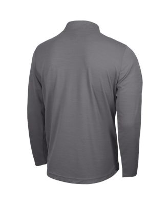 Men's Charcoal Air Force Falcons Rivalry Intensity Quarter-Zip Pullover Top