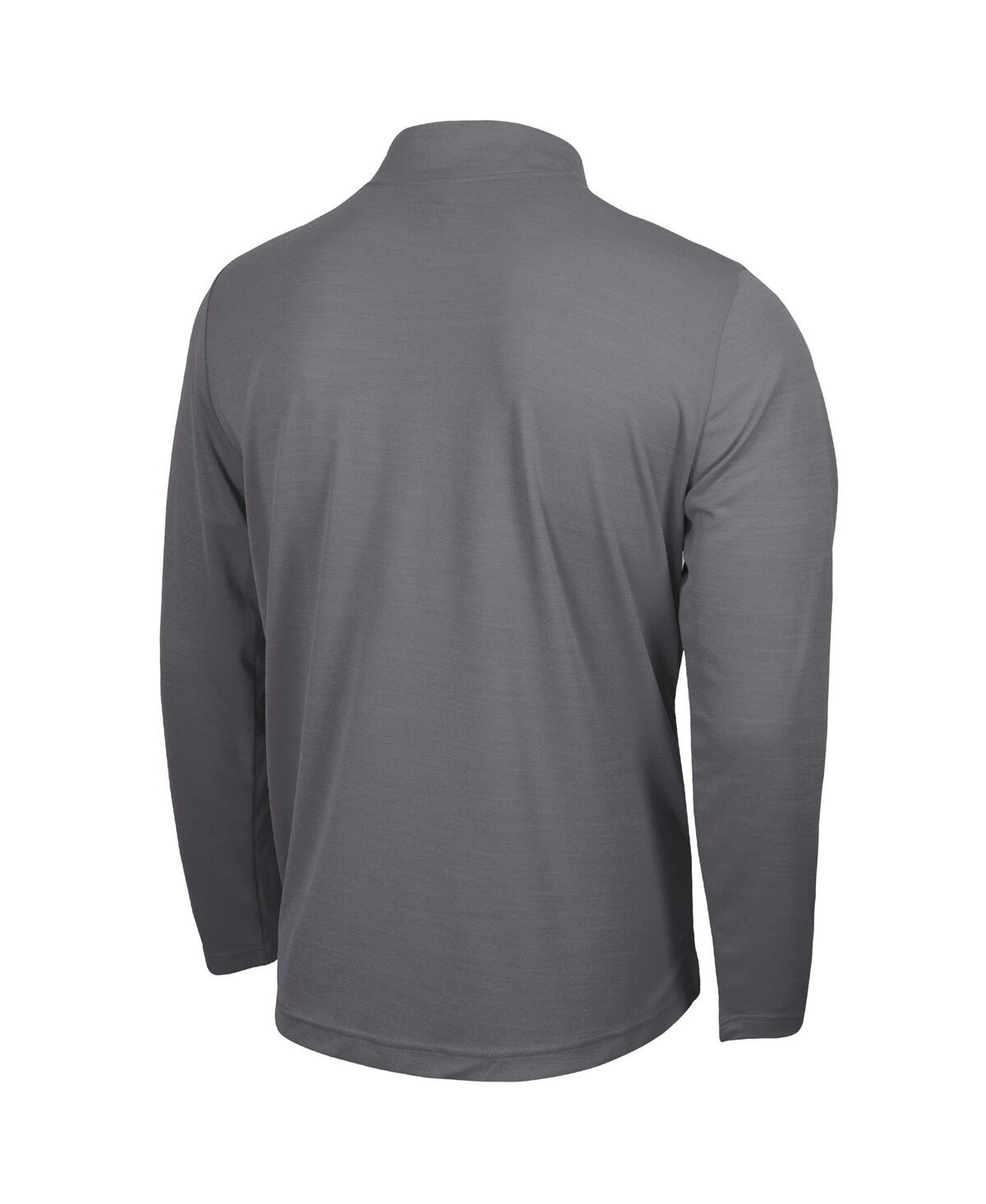 Men's NikeAir Force Falcons Rivalry Intensity Quarter-Zip Pullover Top - Charcoal