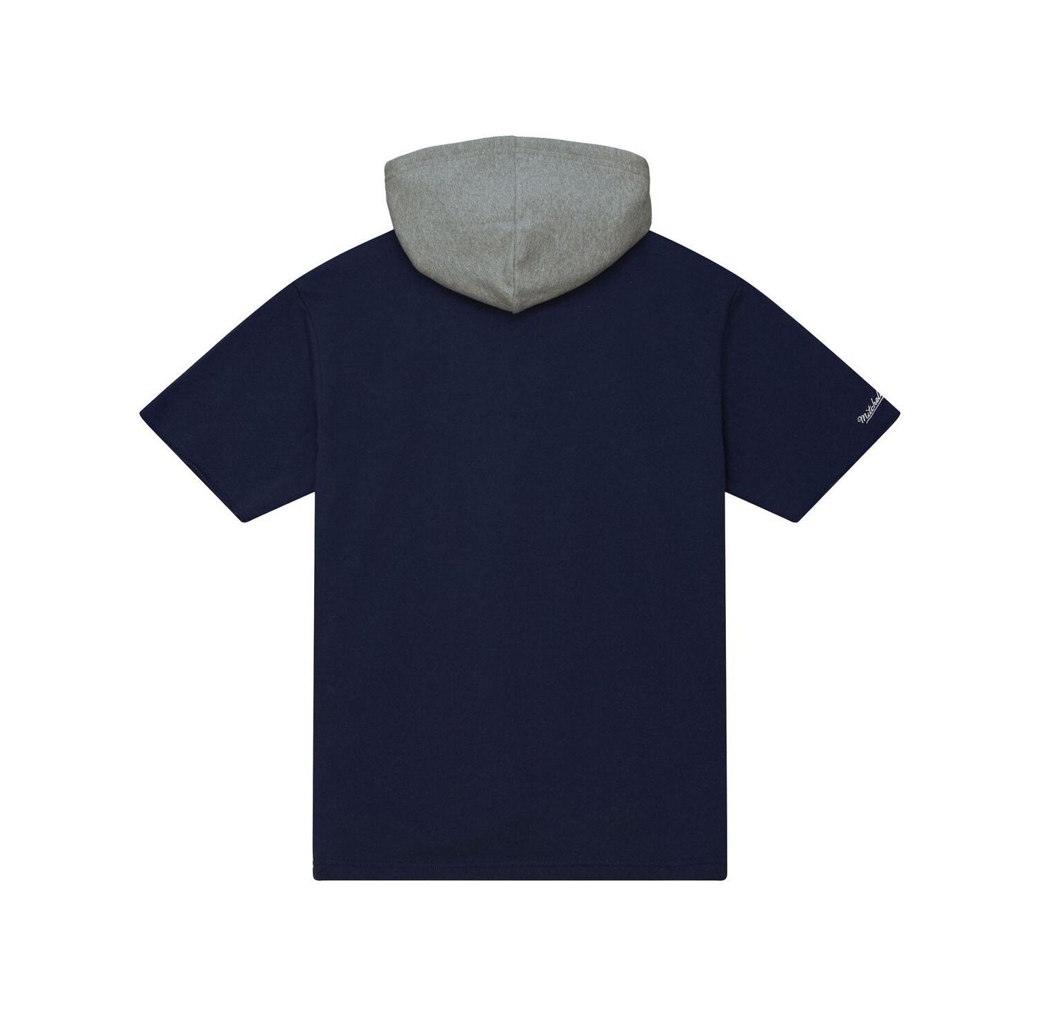 Men's Navy Dallas Cowboys Postgame Short Sleeve Hoodie