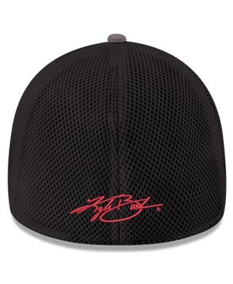 Men's Gray, Black Kyle Busch 39THIRTY NEO Flex Fit Hat