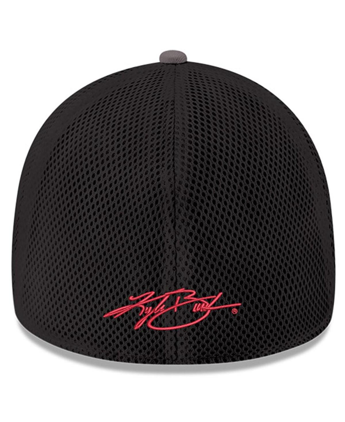 Men's New Era Black Kyle Busch 39THIRTY Neo Flex Fit Hat - Black