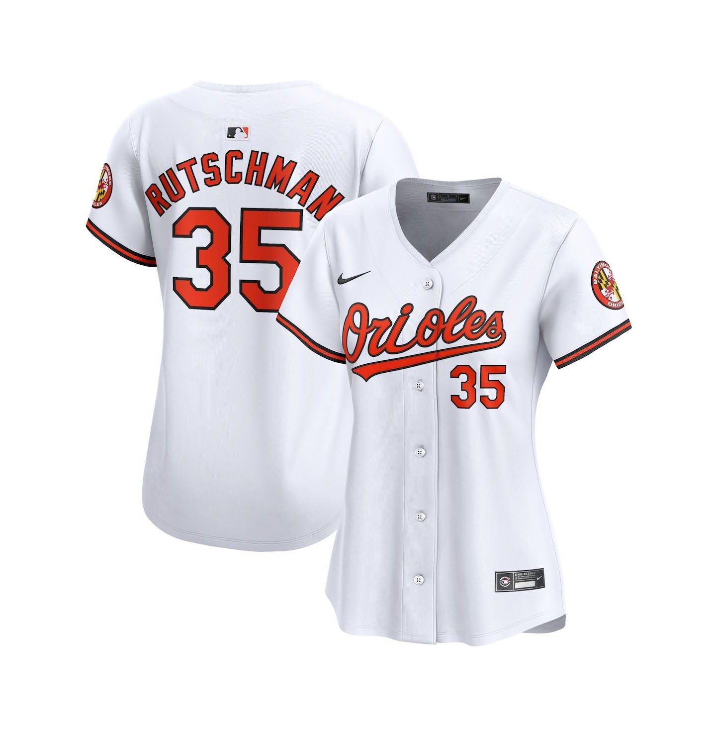 Женский топ Nike Adley Rutschman White Baltimore Orioles Home Limited Player Jersey — фото 1