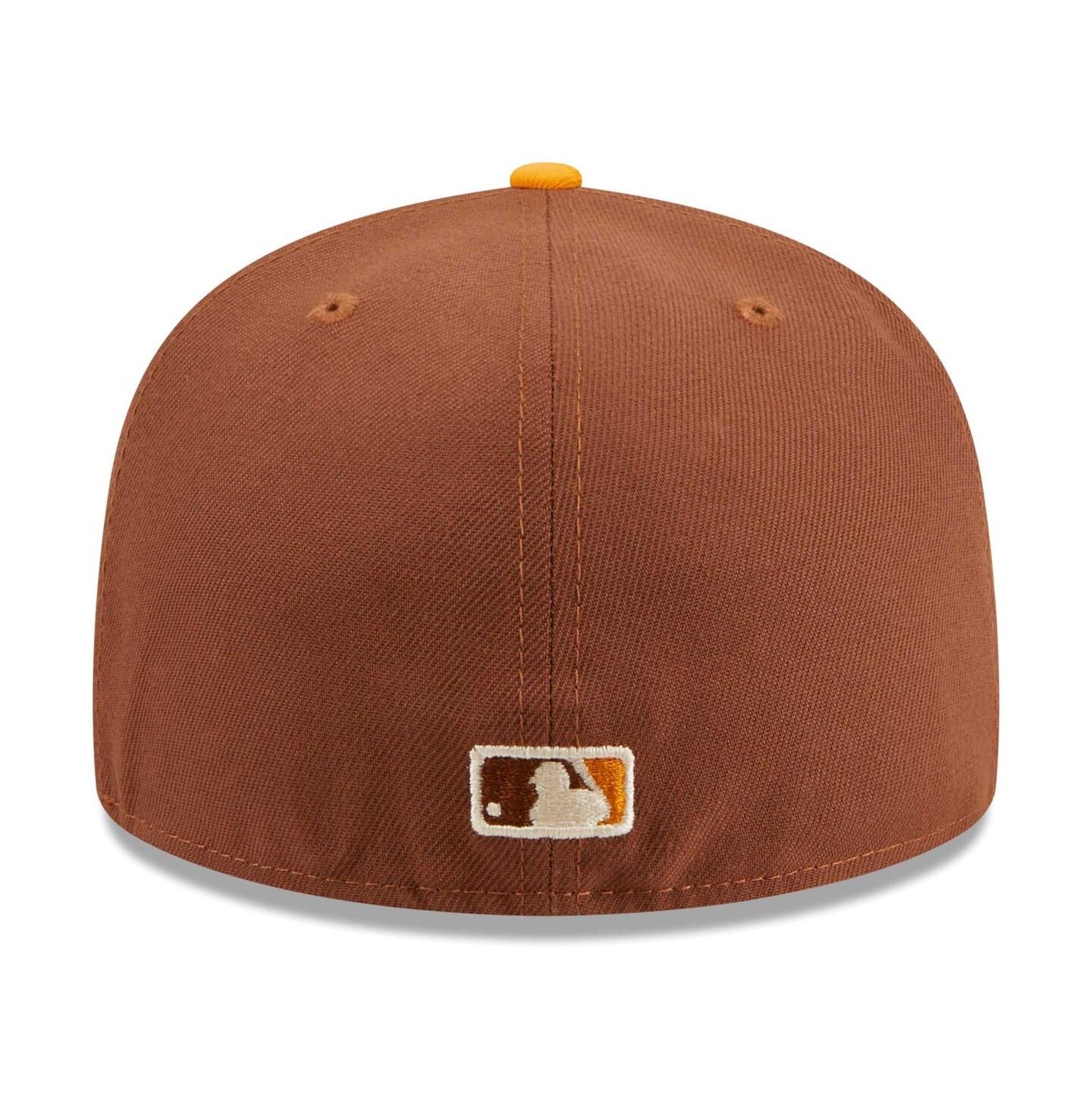 Мужская кепка New Era Brown Atlanta Braves Tiramisu 59FIFTY Fitted Hat — фото 3