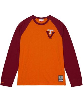 Men's Orange Virginia Tech Hokies Legendary Slub Raglan Long Sleeve T-shirt