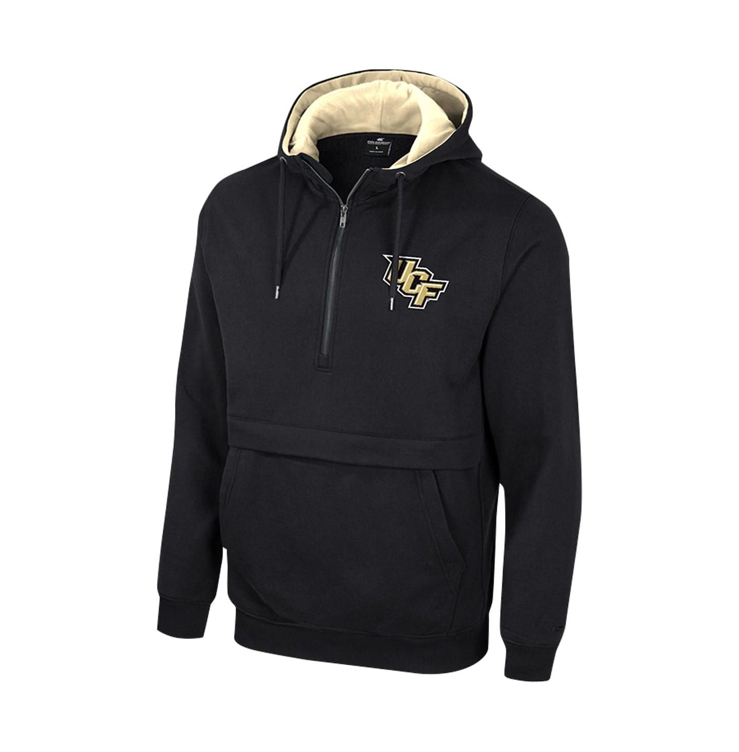 Мужское худи Colosseum Black UCF Knights Team Half-Zip Pullover — фото 2