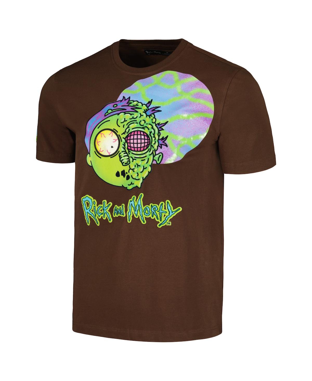 Men's and Women's Freeze MaxRick and Morty Morty T-shirt - Brown