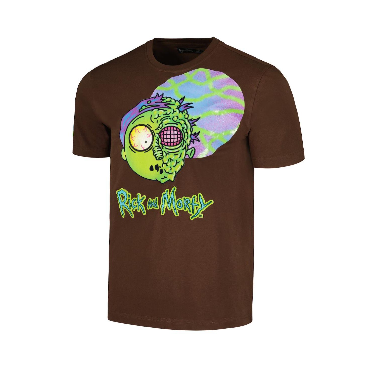 Men's and Women's Brown Rick and Morty Morty T-shirt