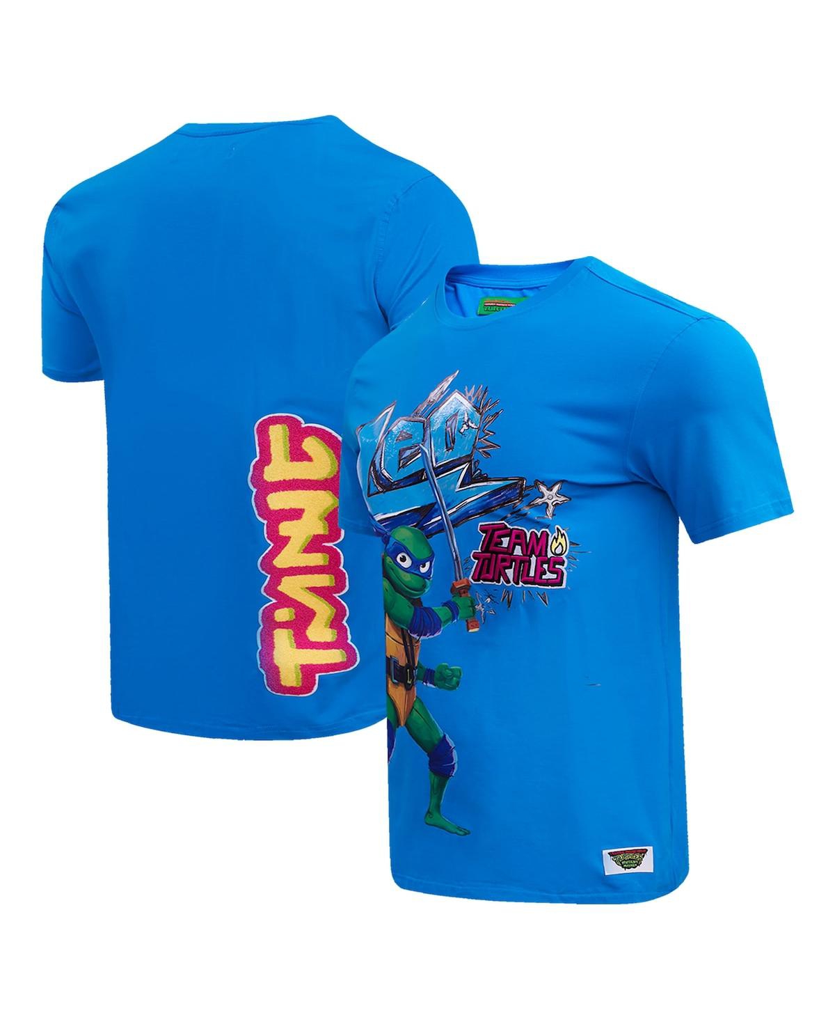 Shop Freeze Max Men's And Women's  Blue Teenage Mutant Ninja Turtles Leo Defender Graphic T-shirt