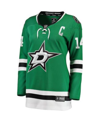 Women's Jamie Benn Kelly Green Dallas Stars Captain Patch Home Breakaway Player Jersey