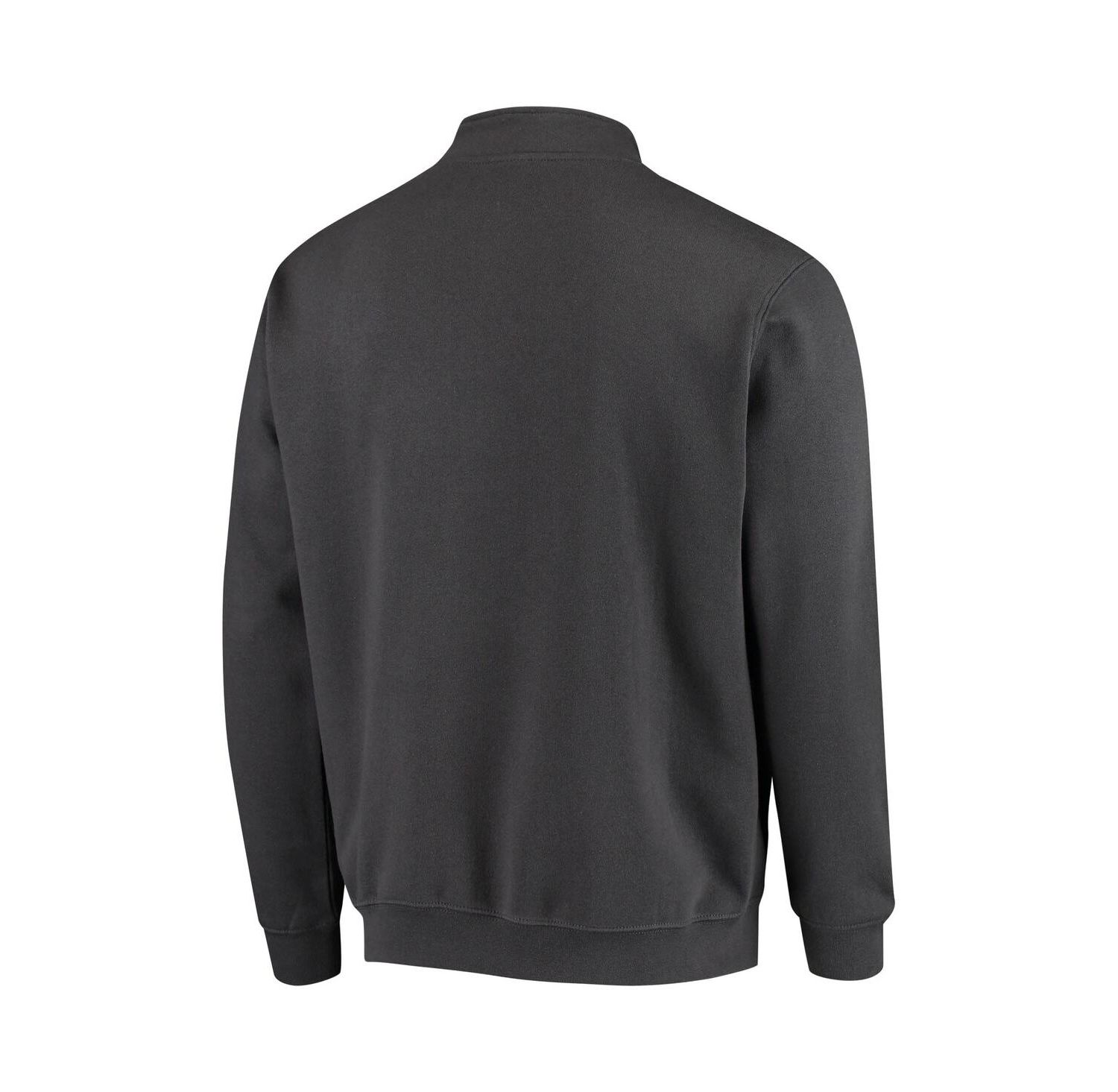 Men's Charcoal Rutgers Scarlet Knights Tortugas Logo Quarter-Zip Jacket