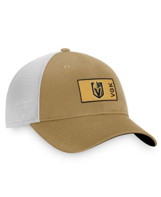 Men's Gold, White Vegas Golden Knights Authentic Pro Trucker Snapback Hat