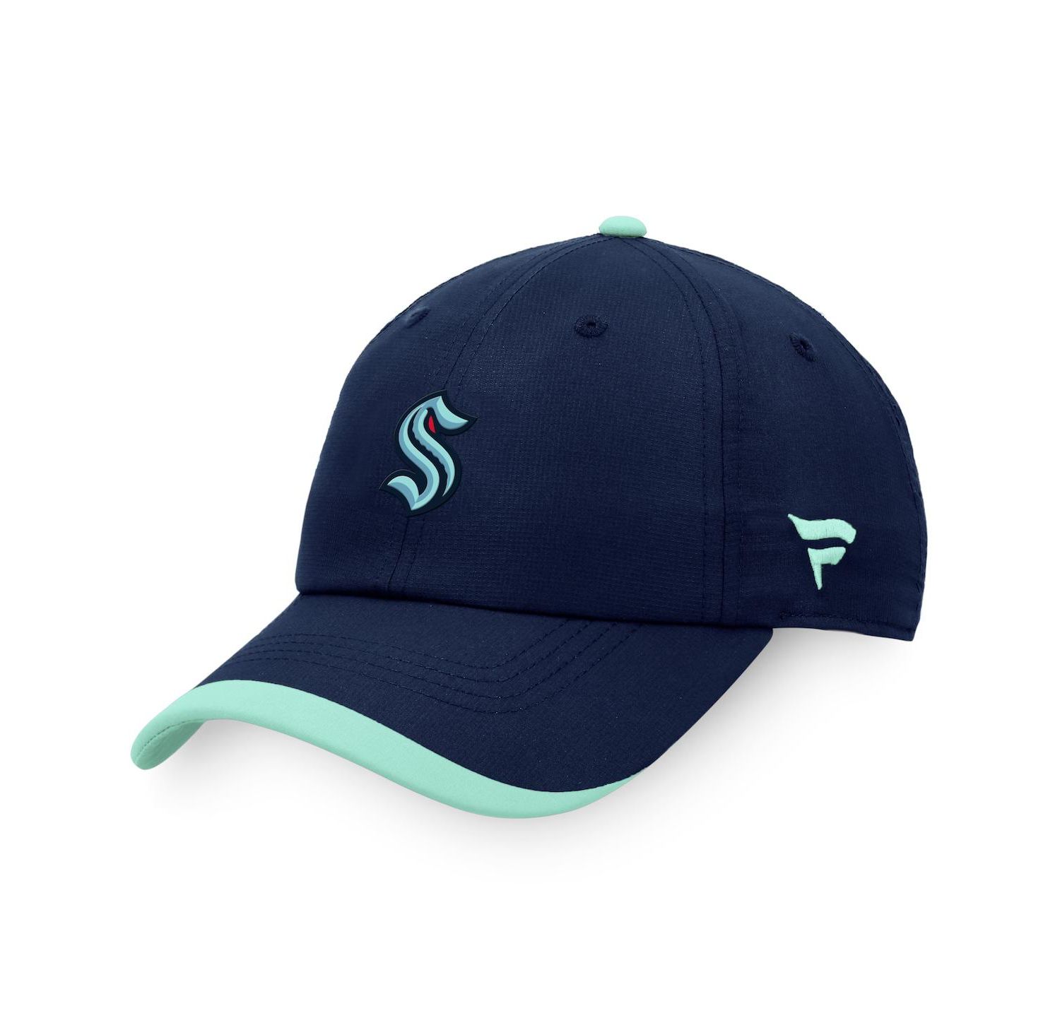 Men's Deep Sea Blue Seattle Kraken Authentic Pro Rink Pinnacle Adjustable Hat