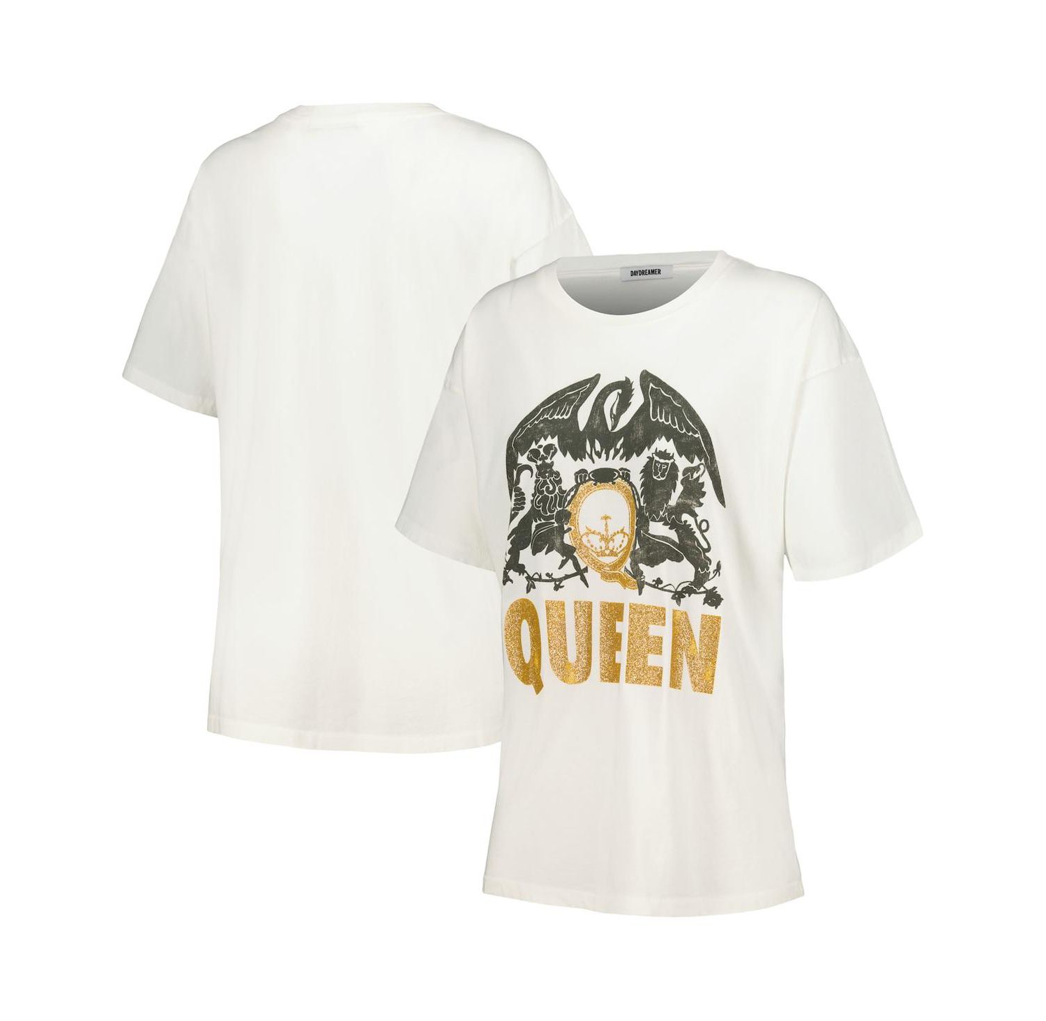 Women's White Distressed Wu-Tang Graphic T-shirt