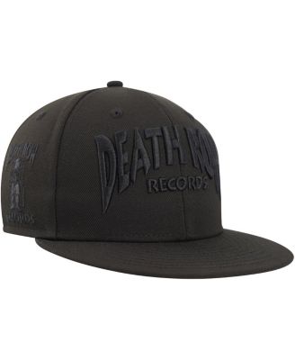 Lids Men's Black Death Row Records Paisley Fitted Hat