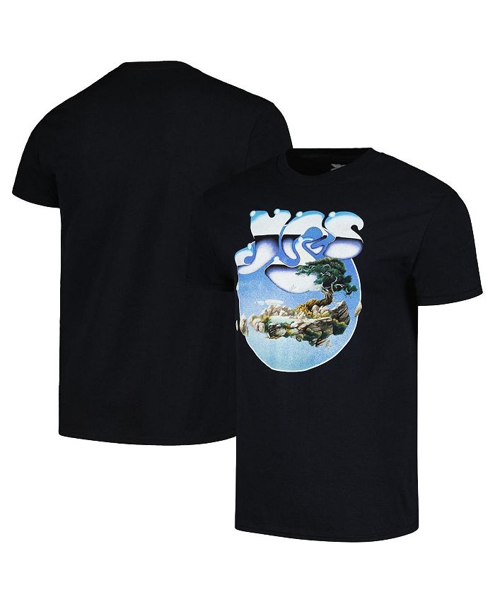 Manhead Merch Men's Black Yes Floating Island Graphic T-shirt - Macy's