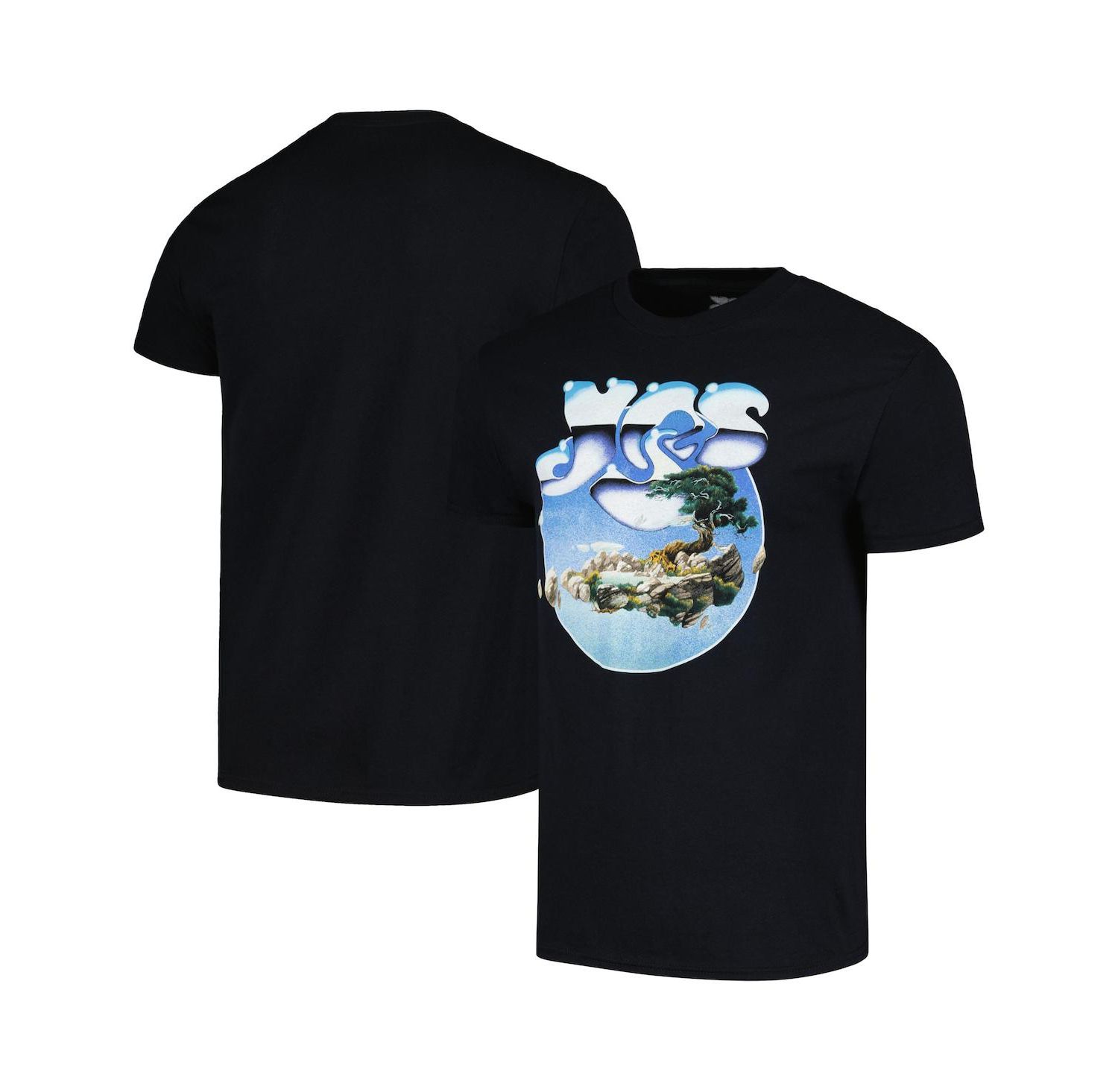 Men's Black Yes Floating Island Graphic T-shirt