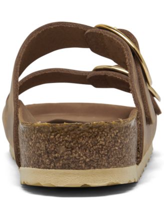 Women's Arizona Big Buckle Oiled Leather Sandals from Finish Line