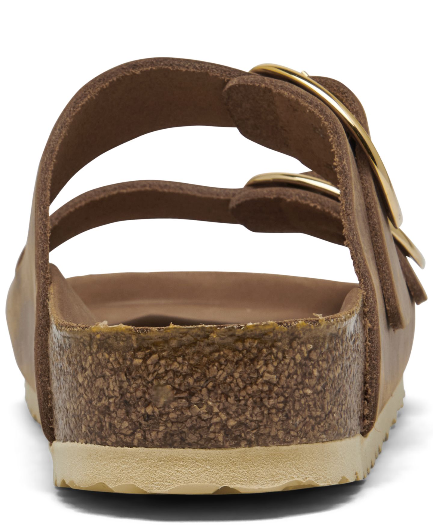 Женские сандалии Birkenstock Arizona Big Buckle Oiled Leather, цвет: Коньячный кожаный — фото 4