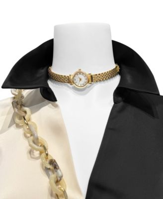 Women's Quartz Gold-Tone Alloy Watch 24mm Set