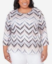 Macys plus shop size dressy tops