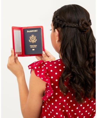 Mickey & Minnie Passport Holder - Cute Travel Wallet for Disney Fans, Officially Licensed