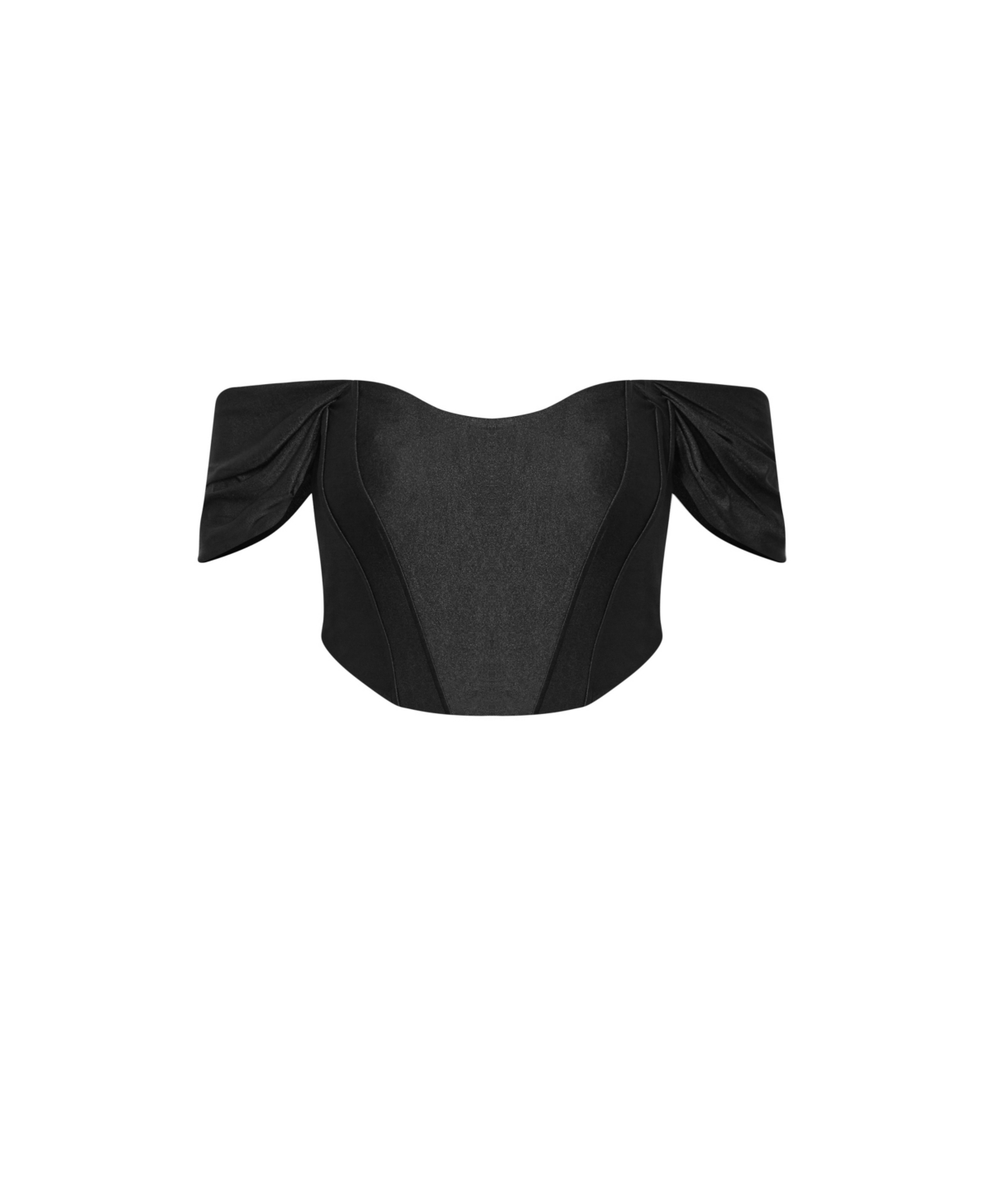Plus Size Fleur Off Shoulder Fitted Corset