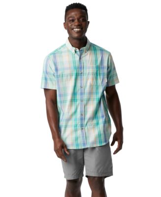 Mens Columbia Rapid River Shirt Washed Out Short