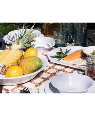 Bamboo Raised Rim Octagonal Platter, 16"