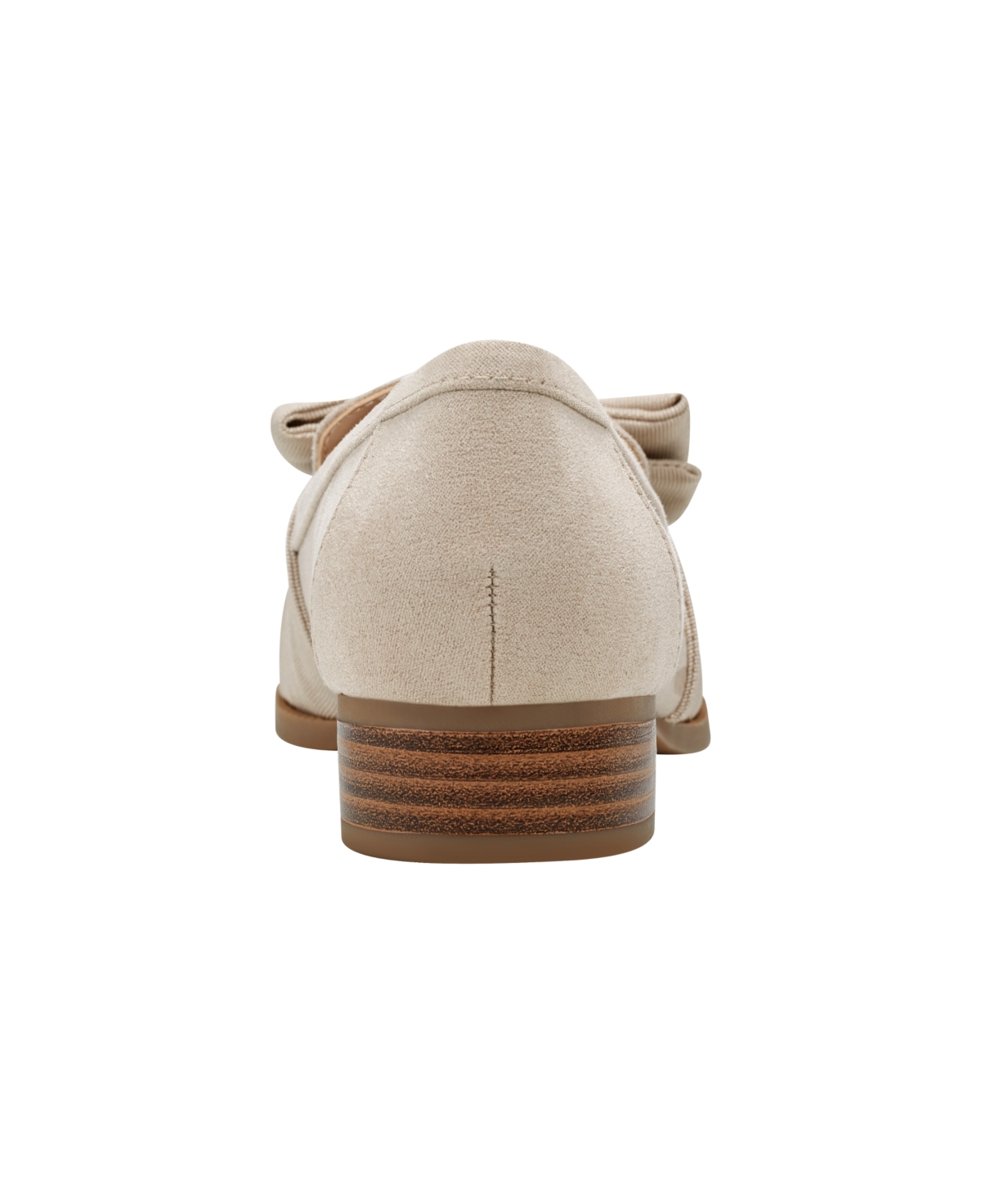 Bandolino Women's Lindio Bow Detail Slip On Loafers - Medium Natural- Textile