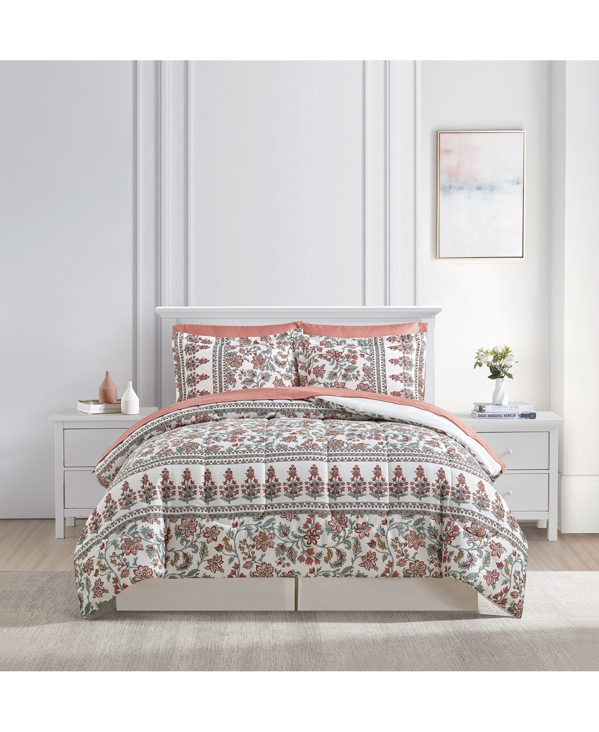 Shop Sunham Kellen 8-pc. Comforter Set, Created For Macy's In Red