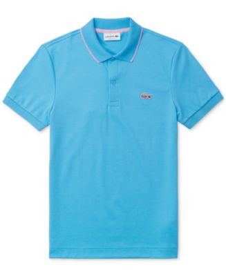 Lacoste Men s Regular Fit Tipped Polo Shirt Created for Macy s Macy s