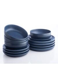 Porto by Macchio Stoneware 12 Pc. Dinnerware Set, Service for 4