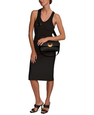 Valley Stream Leather Buckle Shoulder with Removable Strap