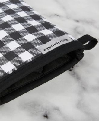 Gingham Oven Mitt 2-Pack Set, 7" x 13"