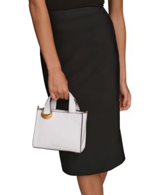 Hewlett Leather Top Handle Buckle Crossbody