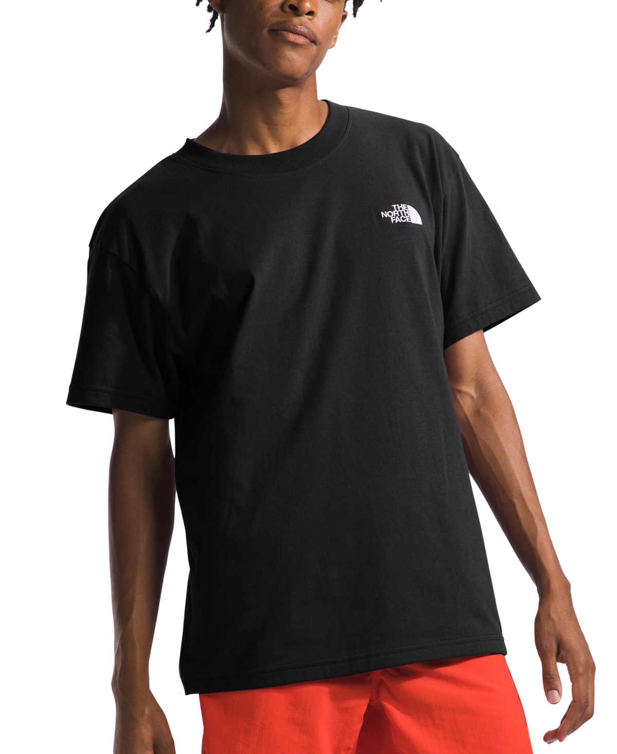 The North Face Men's Evolution Relaxed Logo T-shirt In Tnf Black