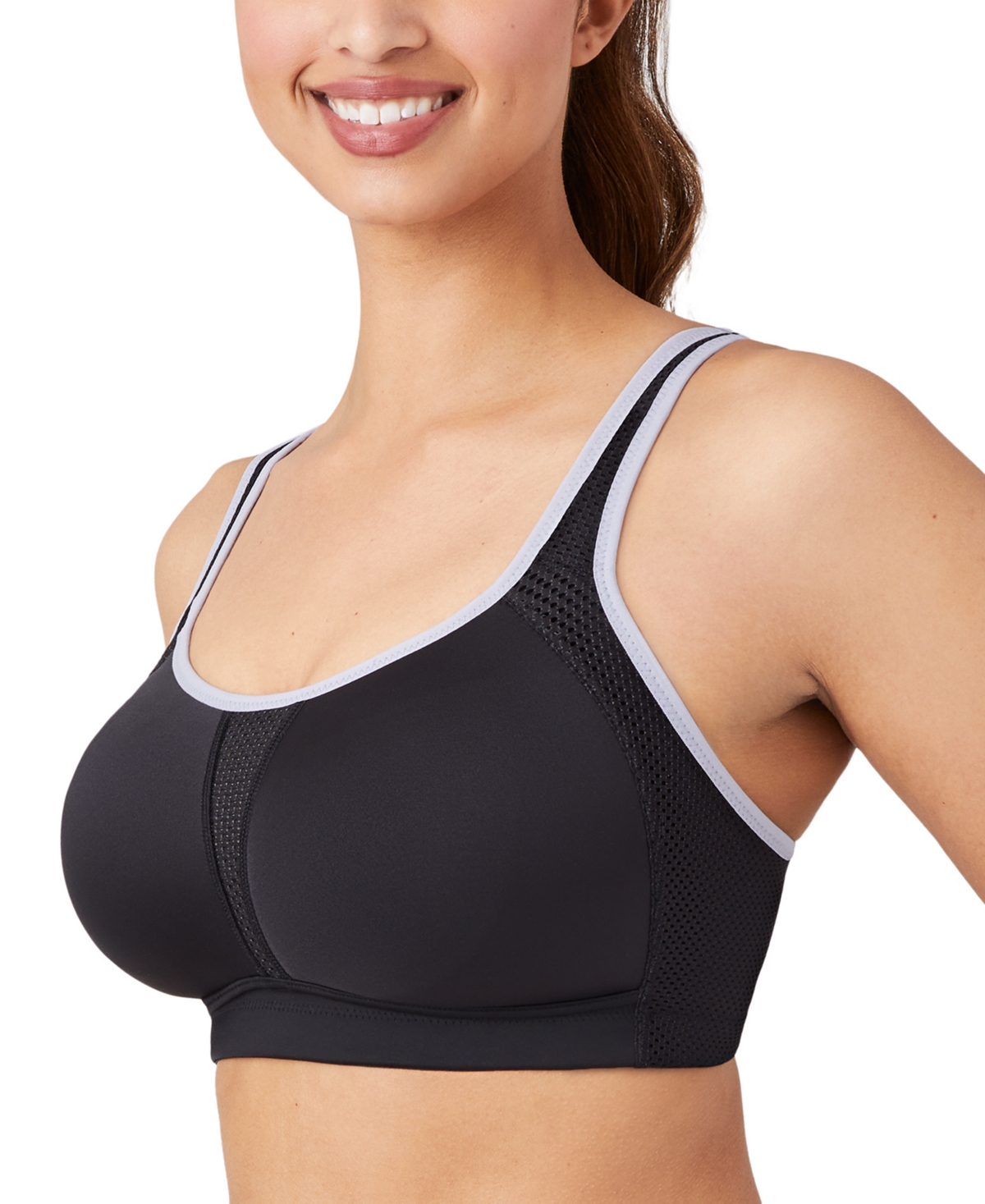 Wacoal Kerri Wirefree Sports Bra  -lilac Gray