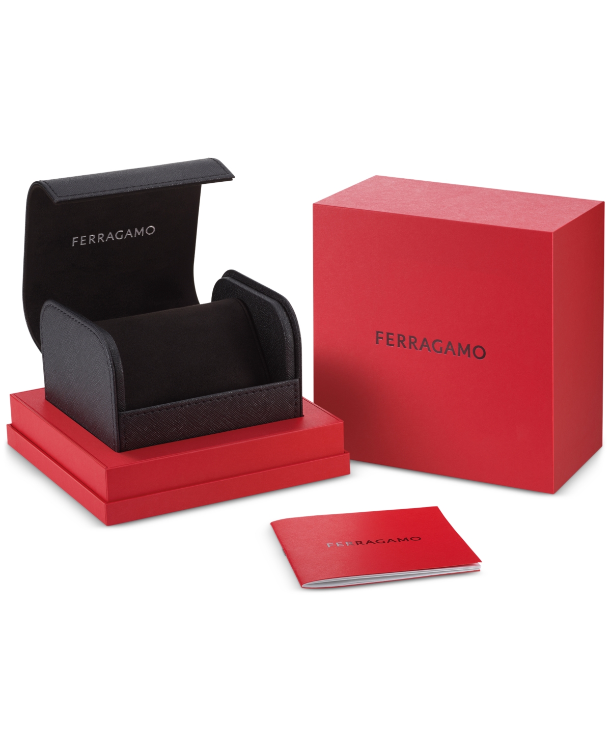 Shop Ferragamo Salvatore  Women's Swiss Red Leather Strap Watch 30mm In Gold