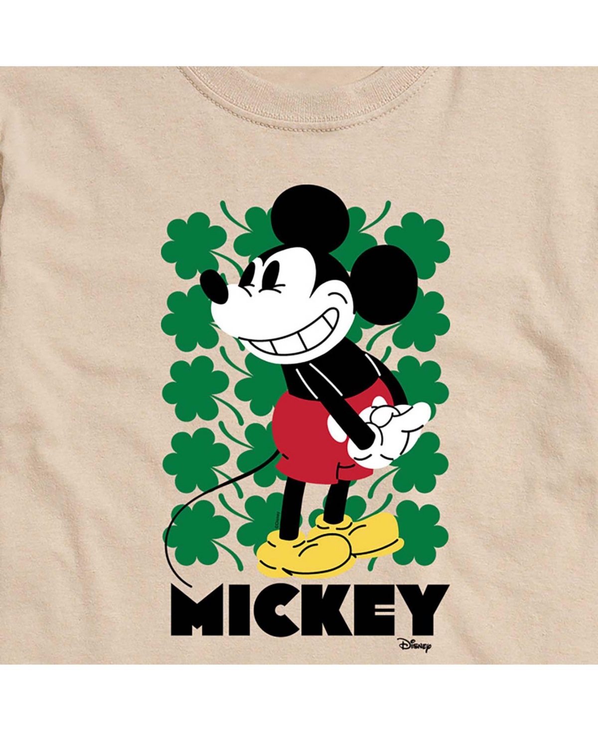 Airwaves Men's Disney Standard Short Sleeve T-shirts - Khaki