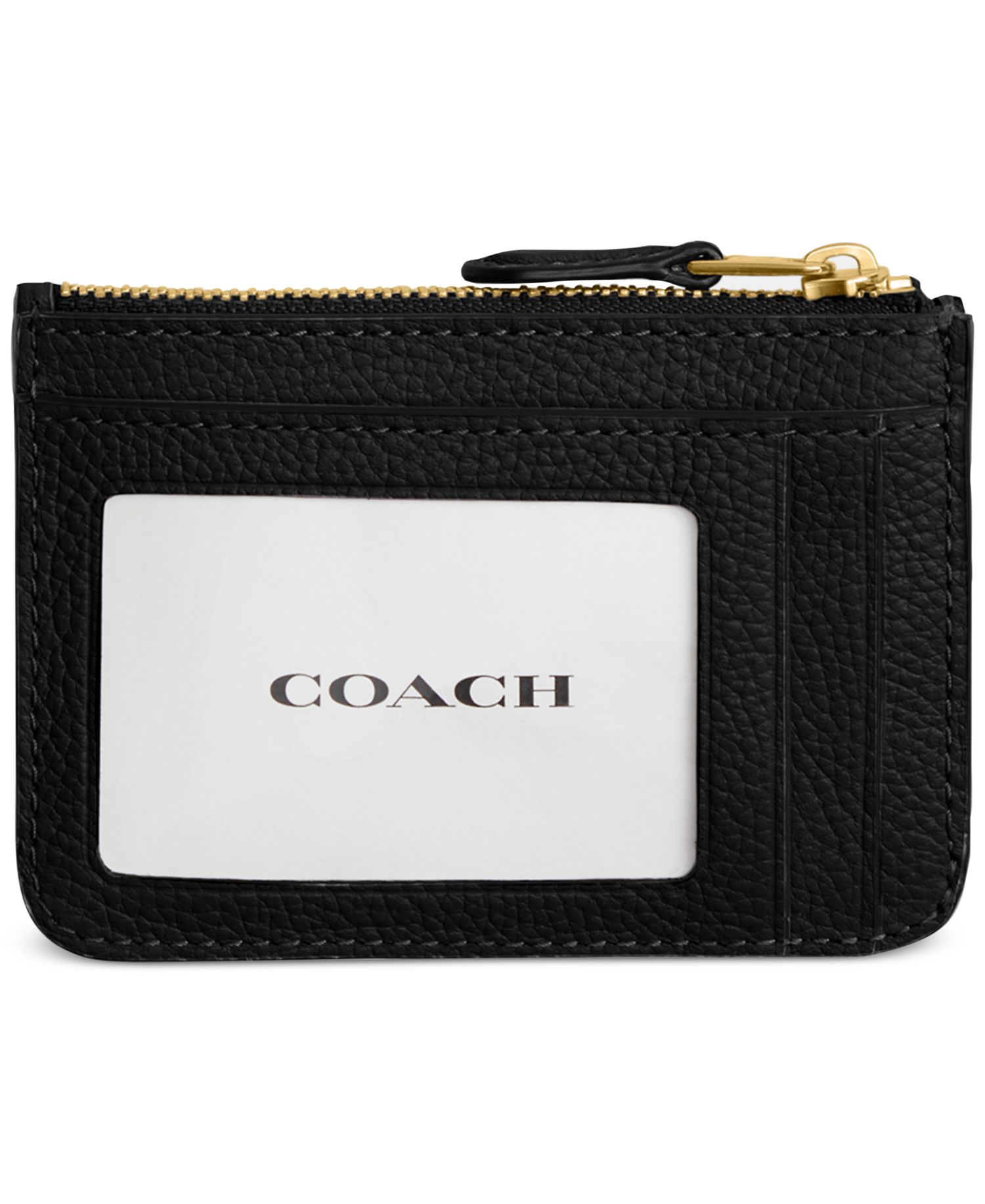 Essential Mini Pebble Leather ID Card Case