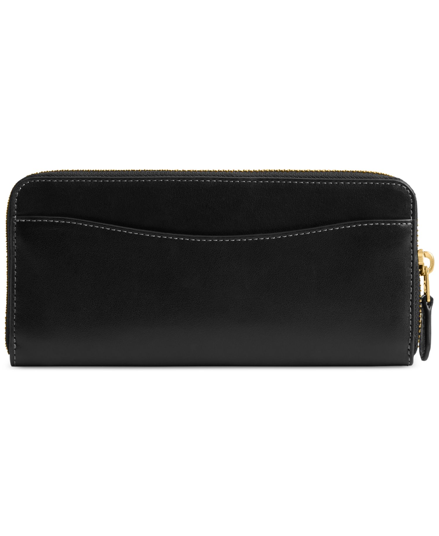 Essential Leather Slim Accordion Zip Wallet