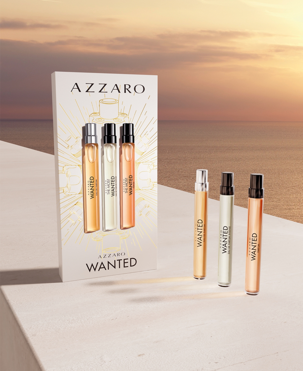 Shop Azzaro Men's 3-pc. The Most Wanted Cologne Discovery Set In No Color