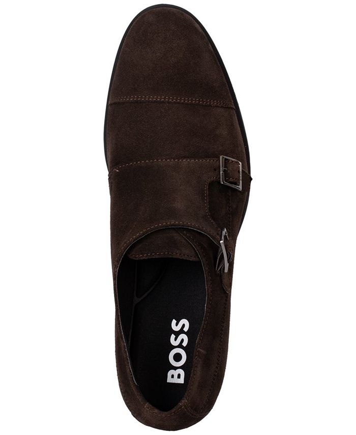 BOSS Homme Colby_Monk_tcbu - Chaussures Habillées Confortables En Cuir