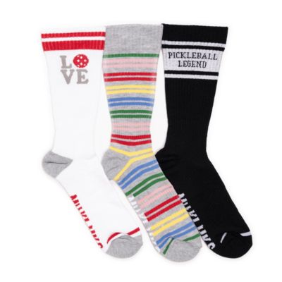 Women's 3 Pack Cotton Compression Crew Socks