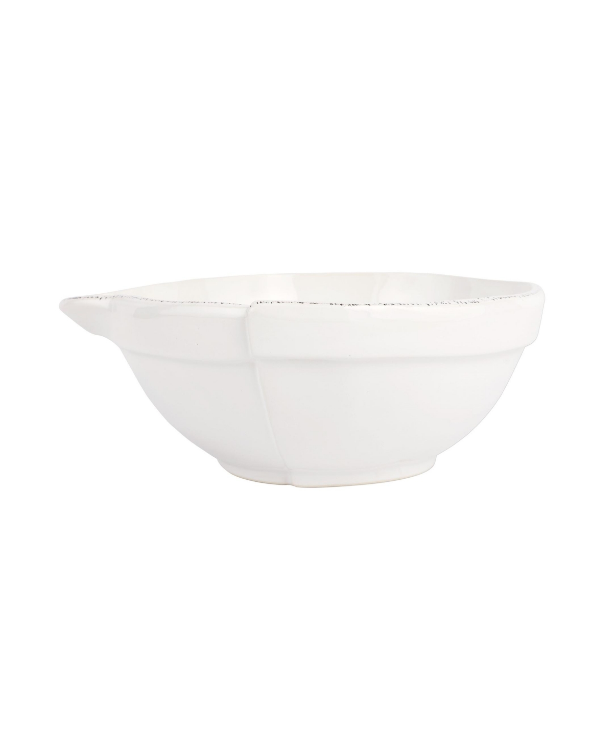 Shop Vietri Lastra Medium Mixing Bowl In White