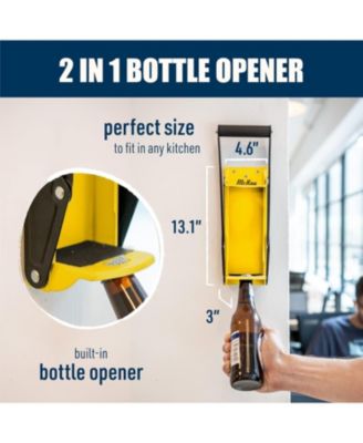 16 oz. Metal Can Crusher: Heavy-Duty Wall-Mounted Recycling Smasher