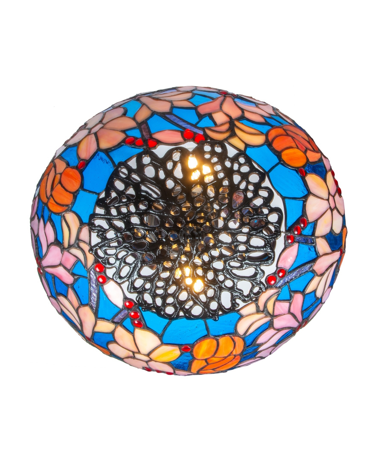 Dale Tiffany 24" Tall Florieta Tiffany Style Table Lamp In Multi-color