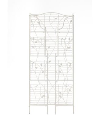 52" H 4-Tiered Rectangular Metal Shelf Plant Stand or Storage Rack