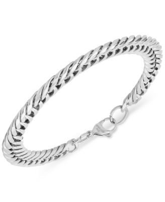 Men's Stainless Steel Cuban Link Chain Bracelet