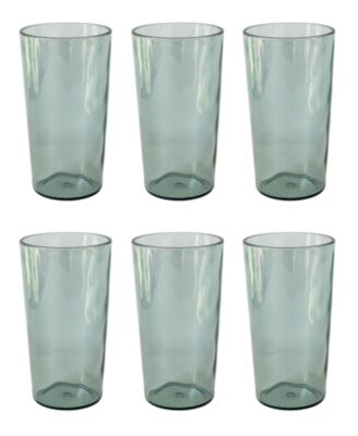 Rustic Jumbo Glasses, Set of 6